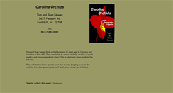 Desktop Screenshot of carolinaorchids.com